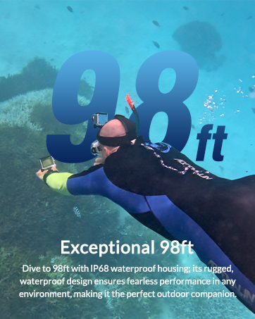 waterproof action camera
