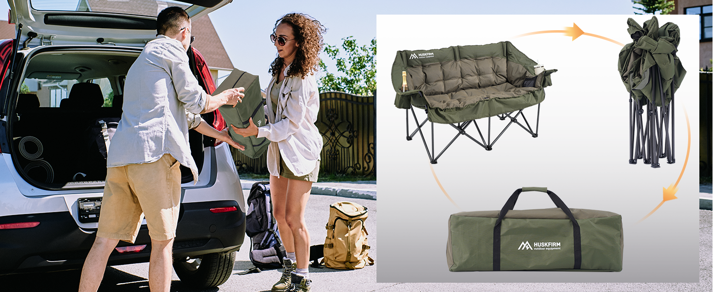 double camping chair 5