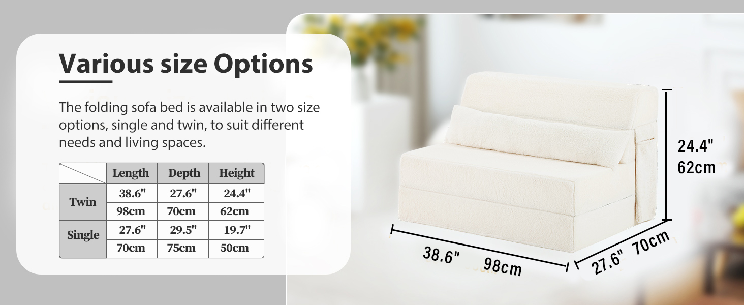 fold sofa for adult