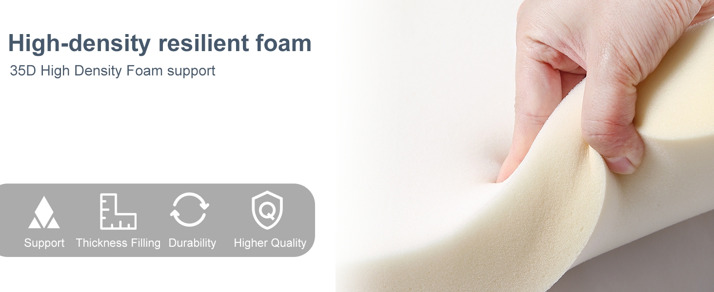 High-densityresilient foam