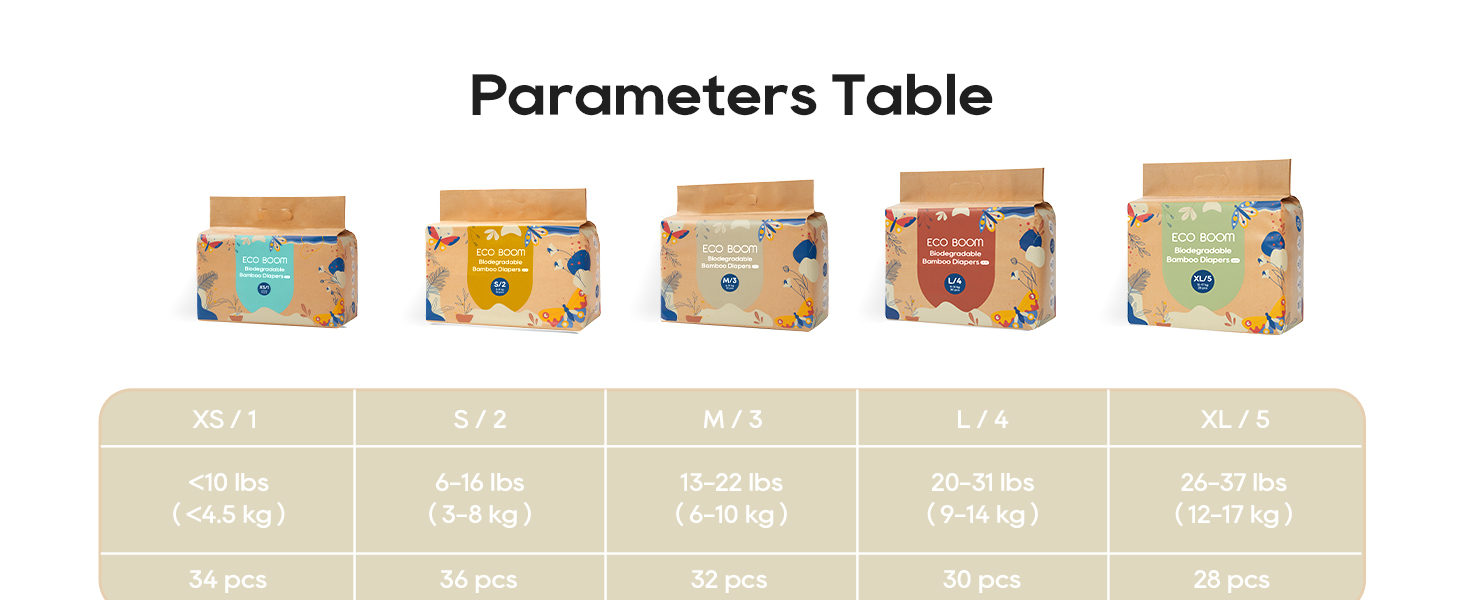 ECO BOOM diapers