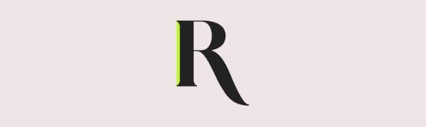 black and green brandmark R for retrograde the label against pink background aesthetic home decor
