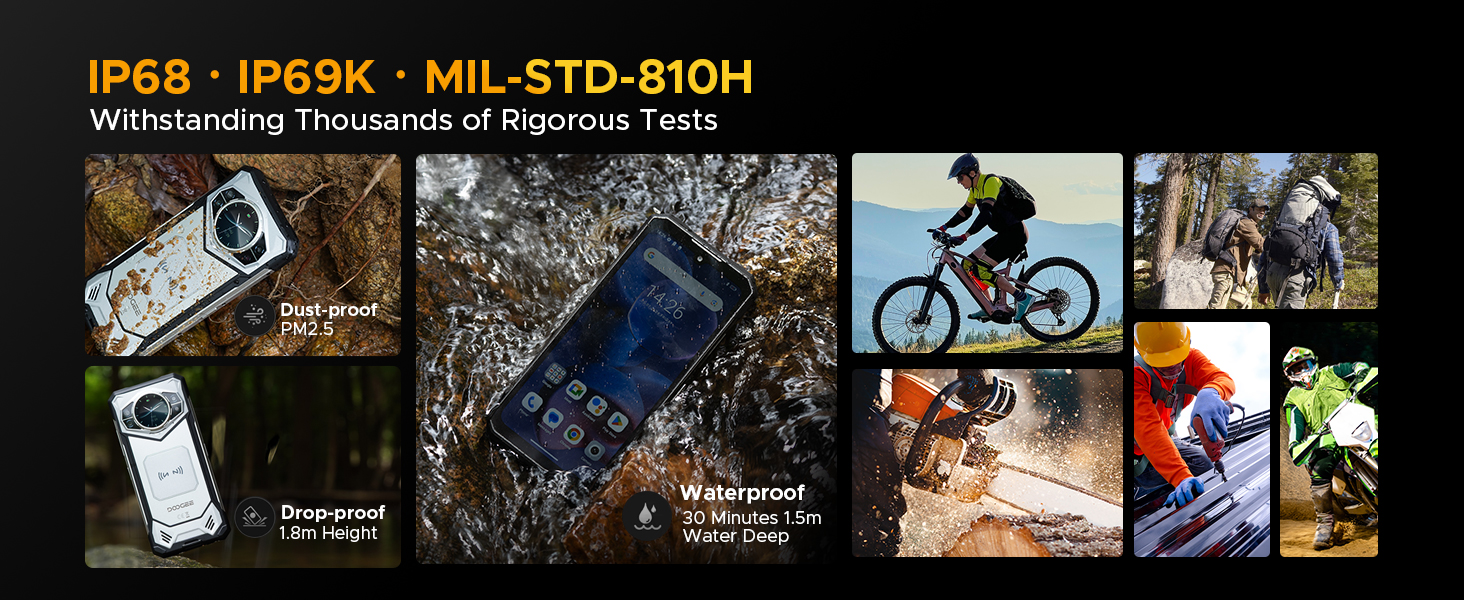 5G Phone Android 14 Rugged Phones Unlocked S200 5G Rugged Mobile Phone 2025 Android Phone