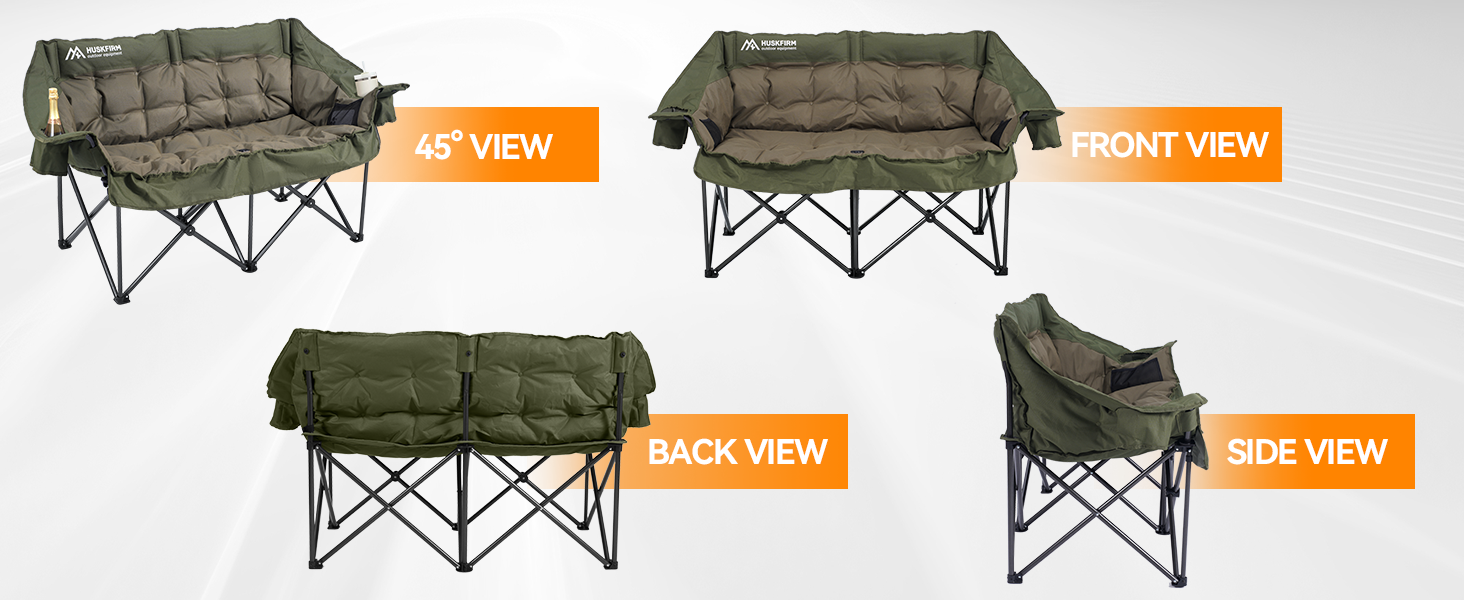 double camping chair 6