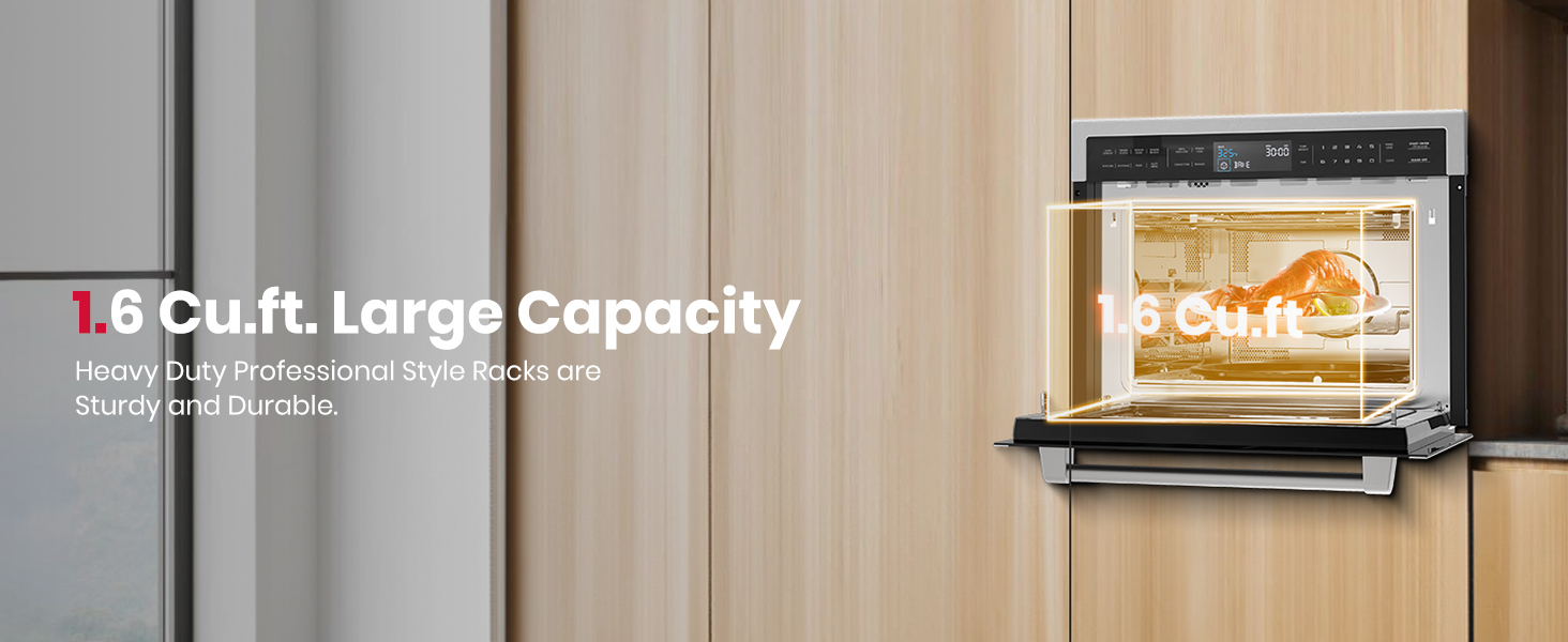 1.6 Cu.ft. Large Capacity