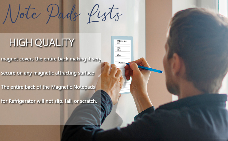 Magnetic Notepads for Refrigerator