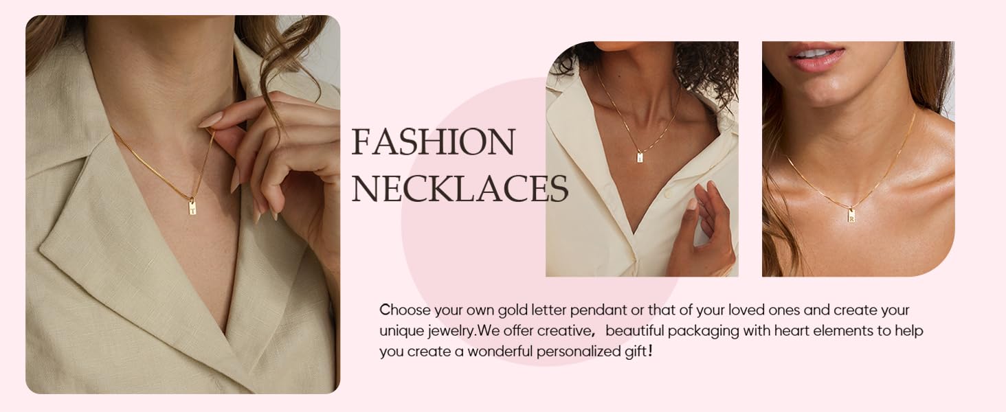 letter necklaces