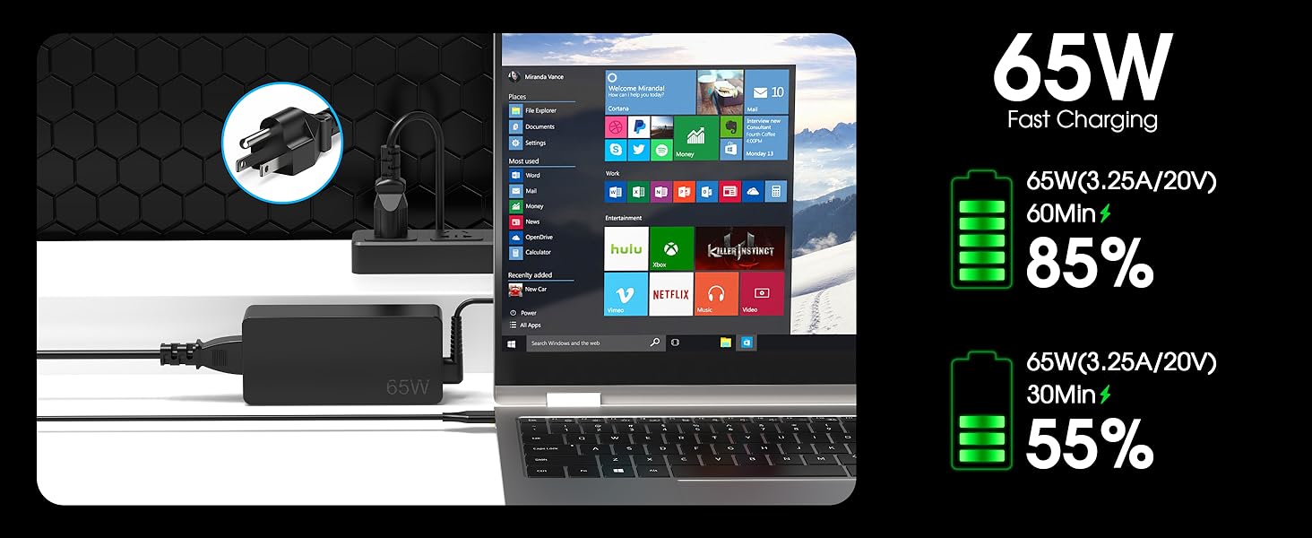 lenovo yoga laptop charger