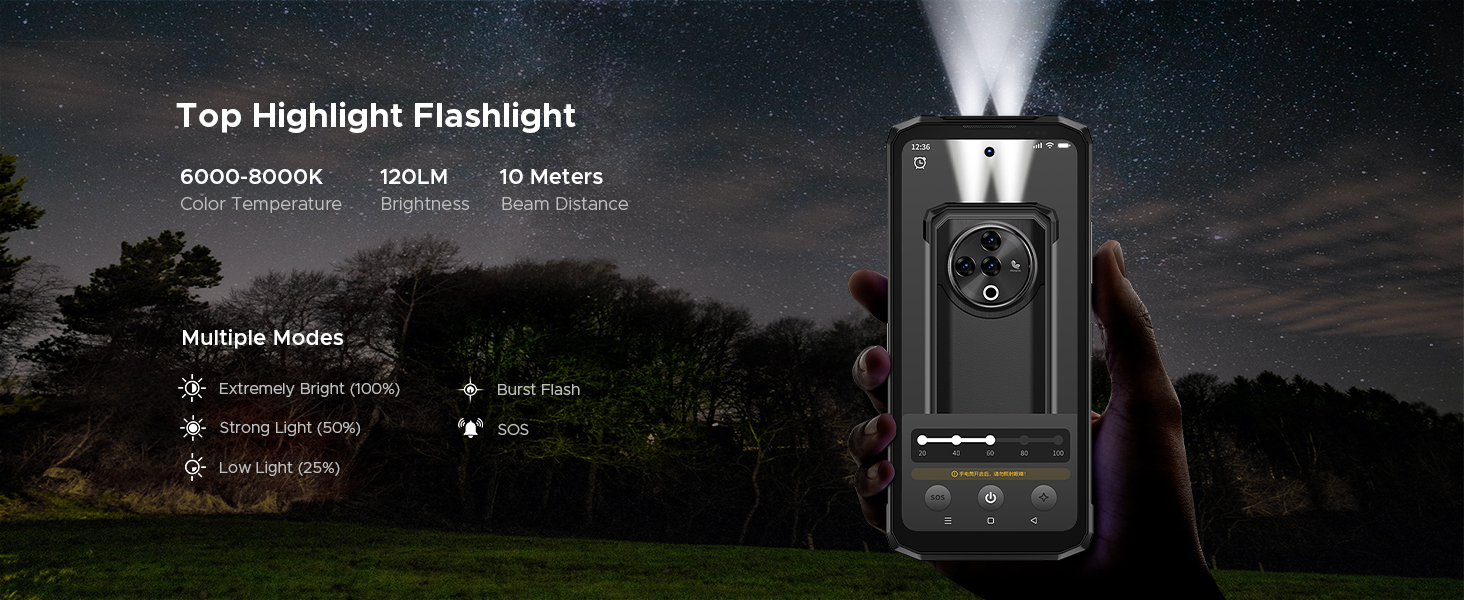 DOOGEE Fire 6 Power(2024) Rugged Phone