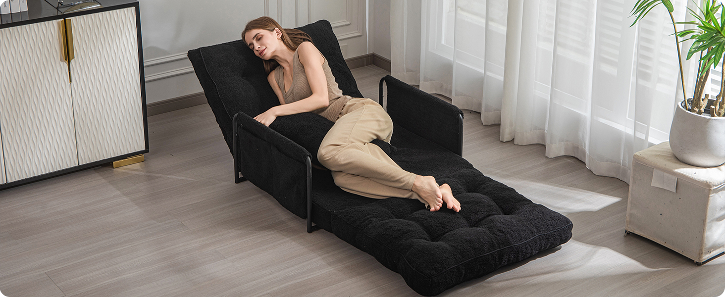 MAXYOYO Adjustable Floor Sofa Couch with Pillow
