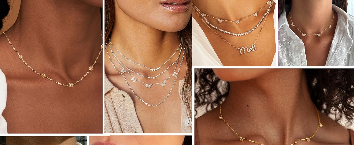 Layered necklace