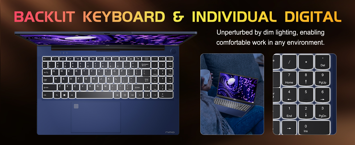 backlit keyboard laptop