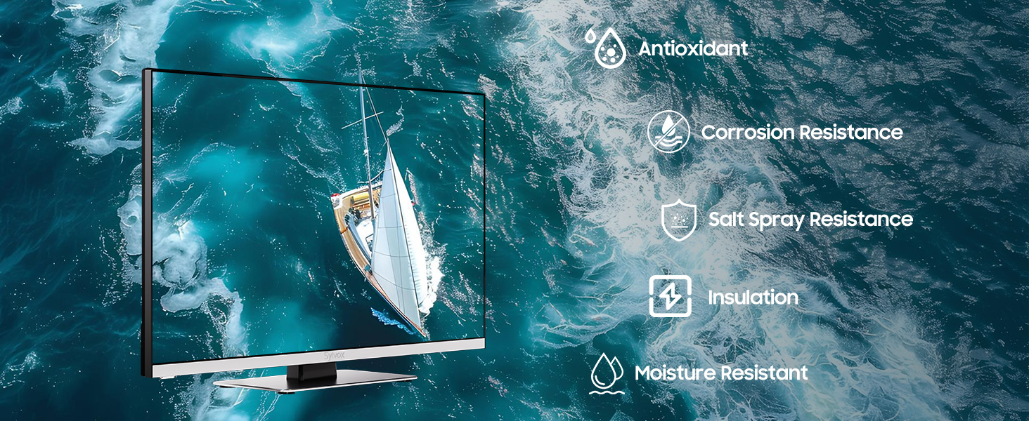 12V smart tv antioxidant, corrosion resistance, salt-spray resistant, insulation, moisture resistant