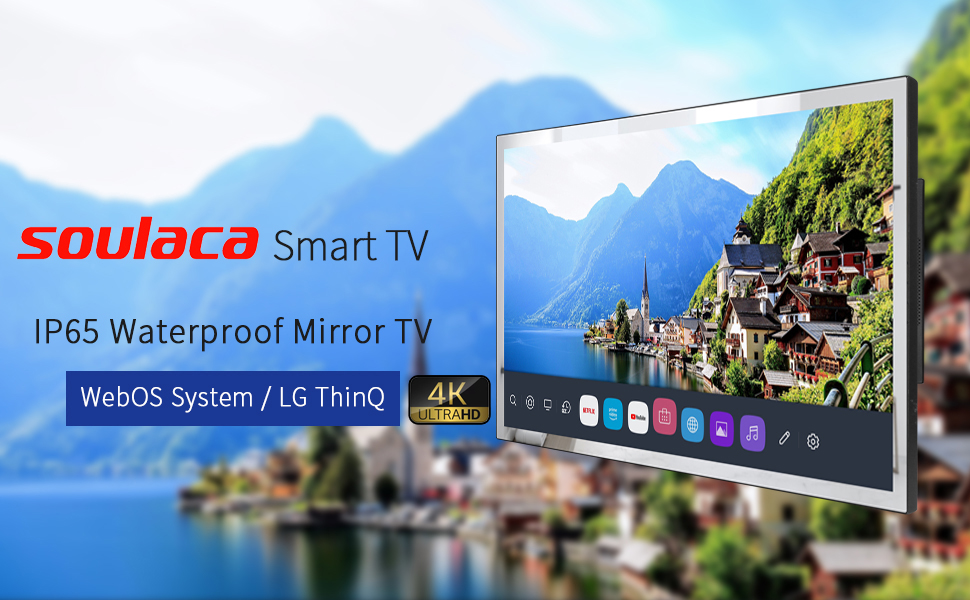 28 inch 4k mirror smart TV