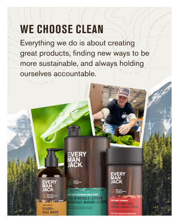 We choose clean.