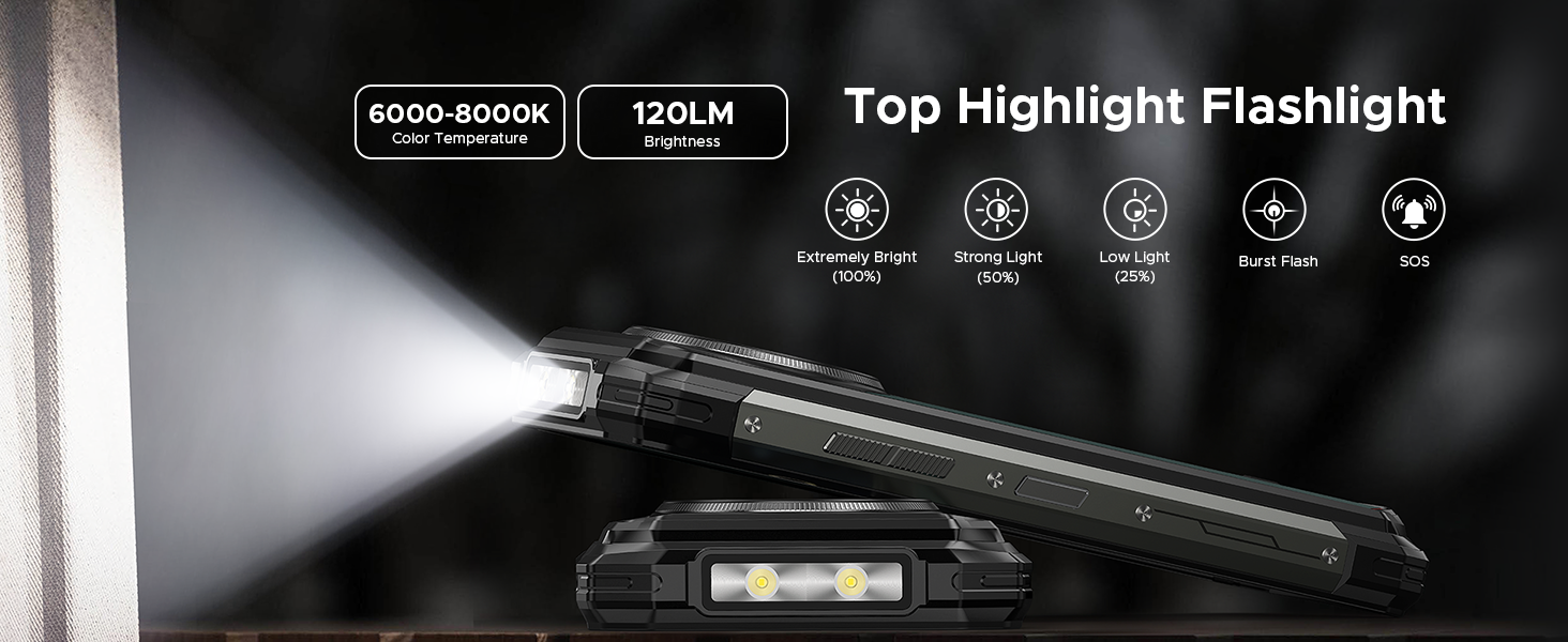 DOOGEE Fire 6 Power(2024) Rugged Phone