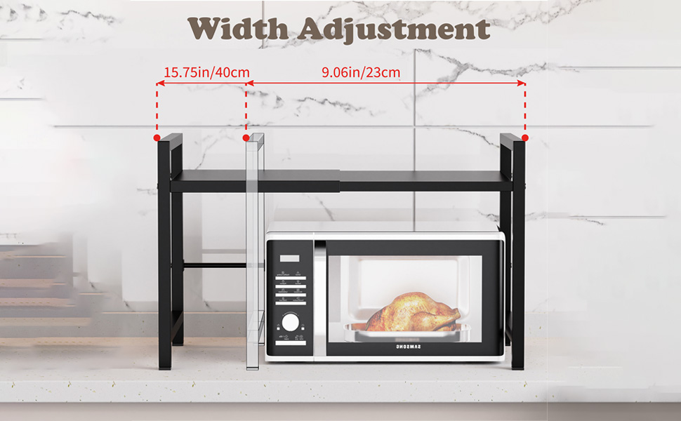 microwave stand with storage microwave shelf oven rack countertop