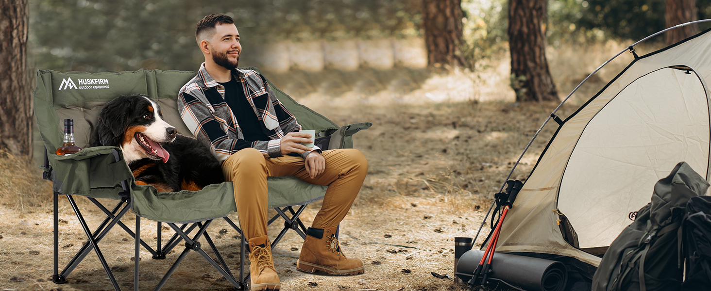 double camping chair 4-3