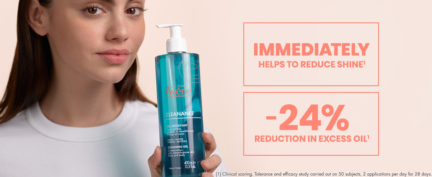 immediately helps to reduce shine