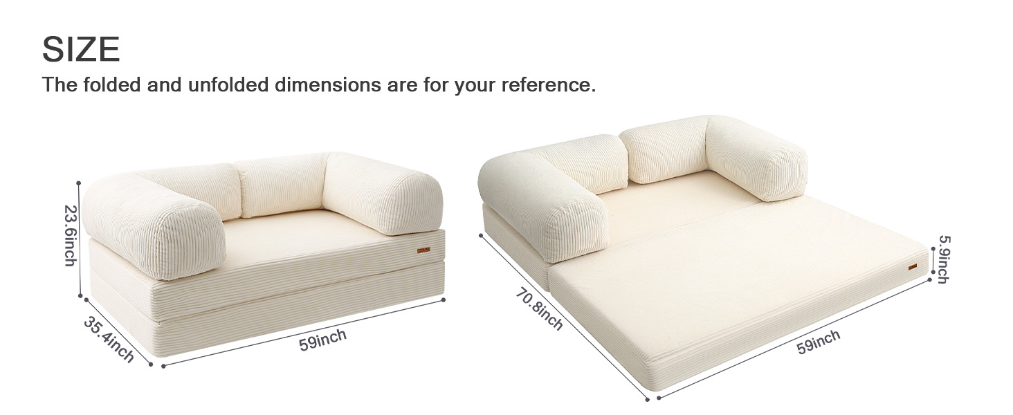 foldable couch bed sleeper sofa mattress foldable couch bed 4-in-1 Fun Sofa Bed