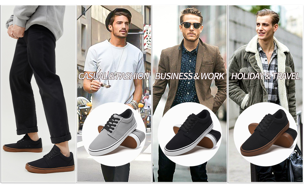 mens canvas casual shoes