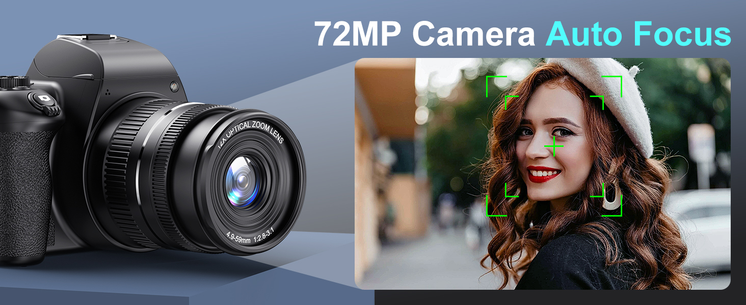 12X Optical Zoom Camera