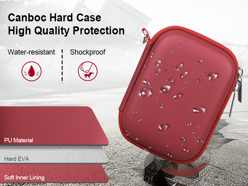 portable photo printer case
