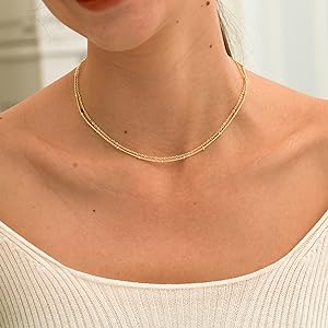 layered necklace