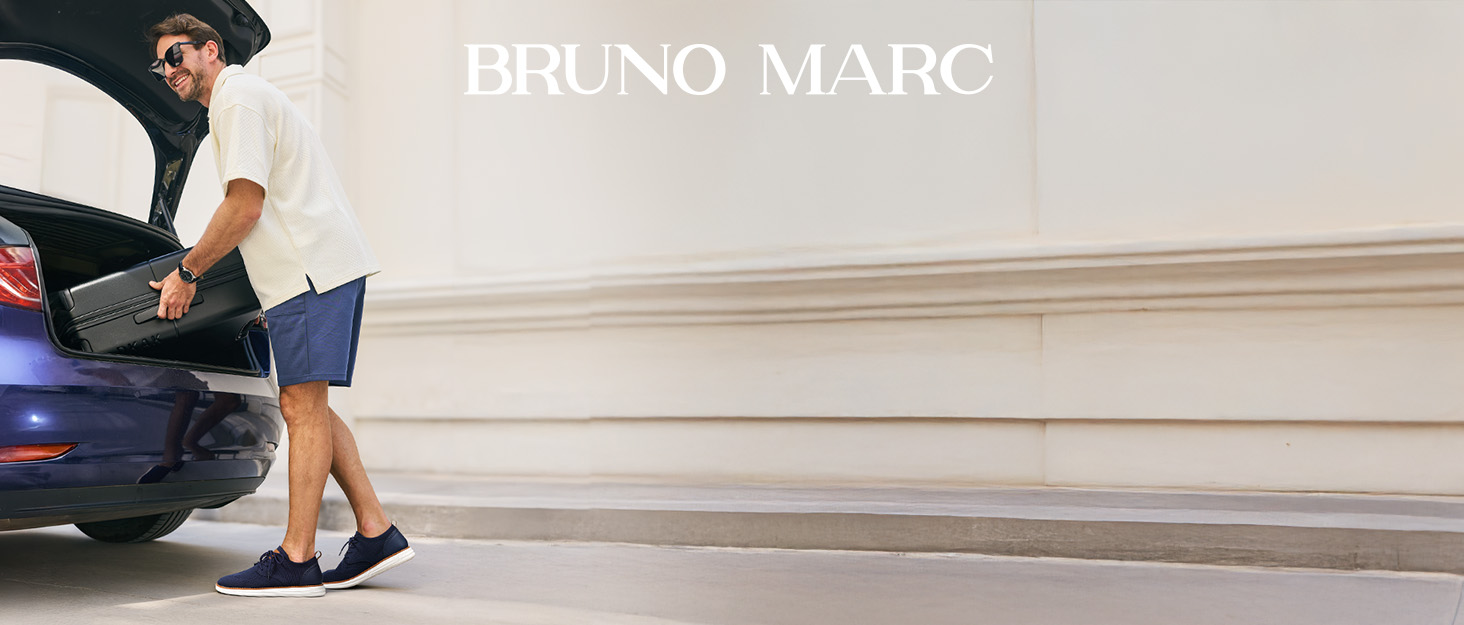 Bruno Marc Men's KnitFlex SmartCraft Mesh Oxfords Sneakers