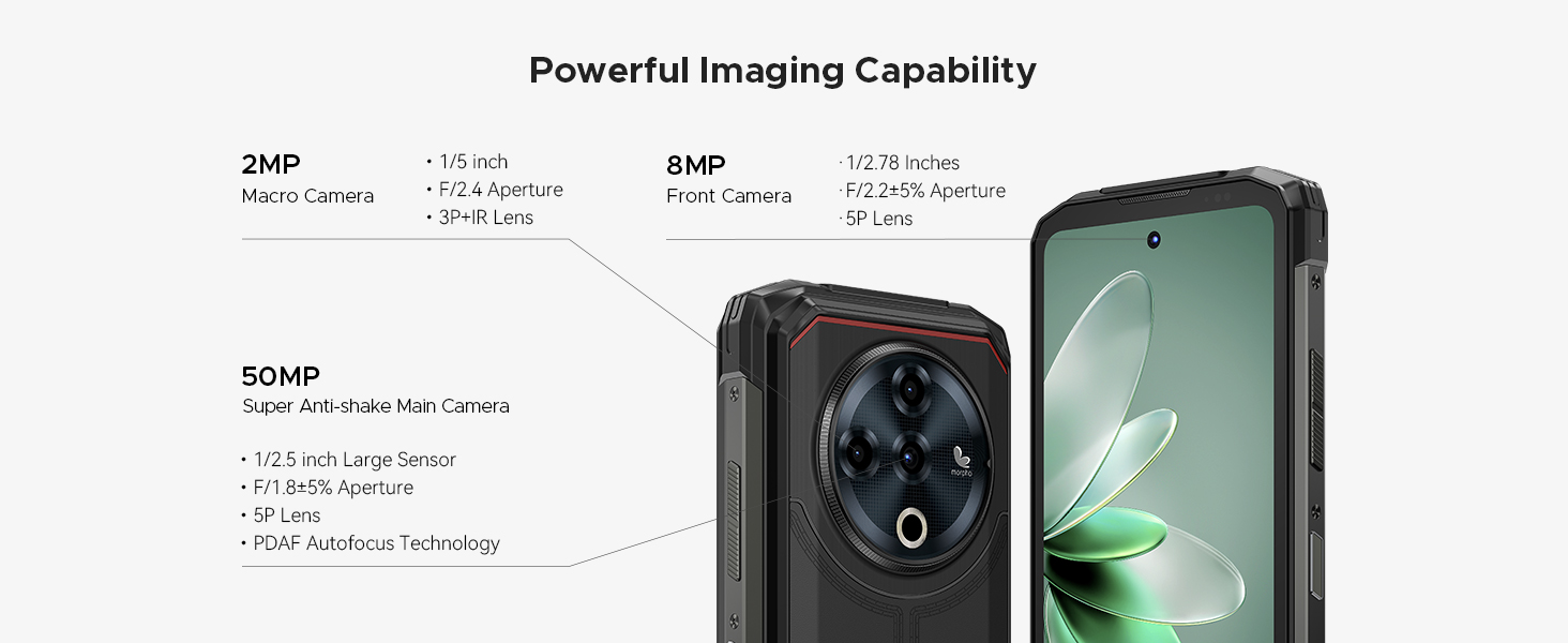 DOOGEE Fire 6 Power(2024) Rugged Phone
