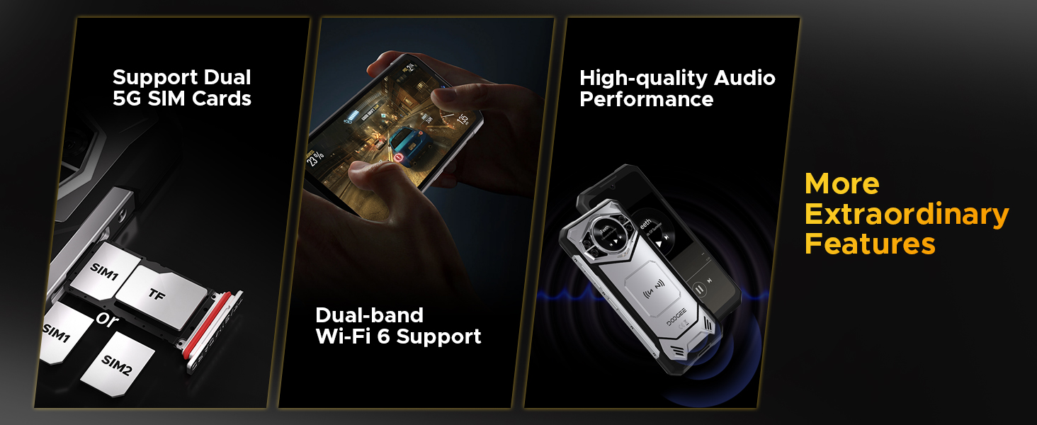 5G Phone Android 14 Rugged Phones Unlocked S200 5G Rugged Mobile Phone  Android Phones Cell Phone