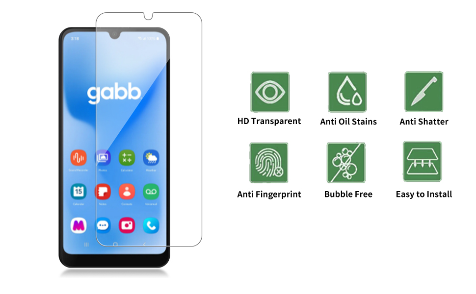 Gabb Phone 4 Screen Protector, Tempered-Glass