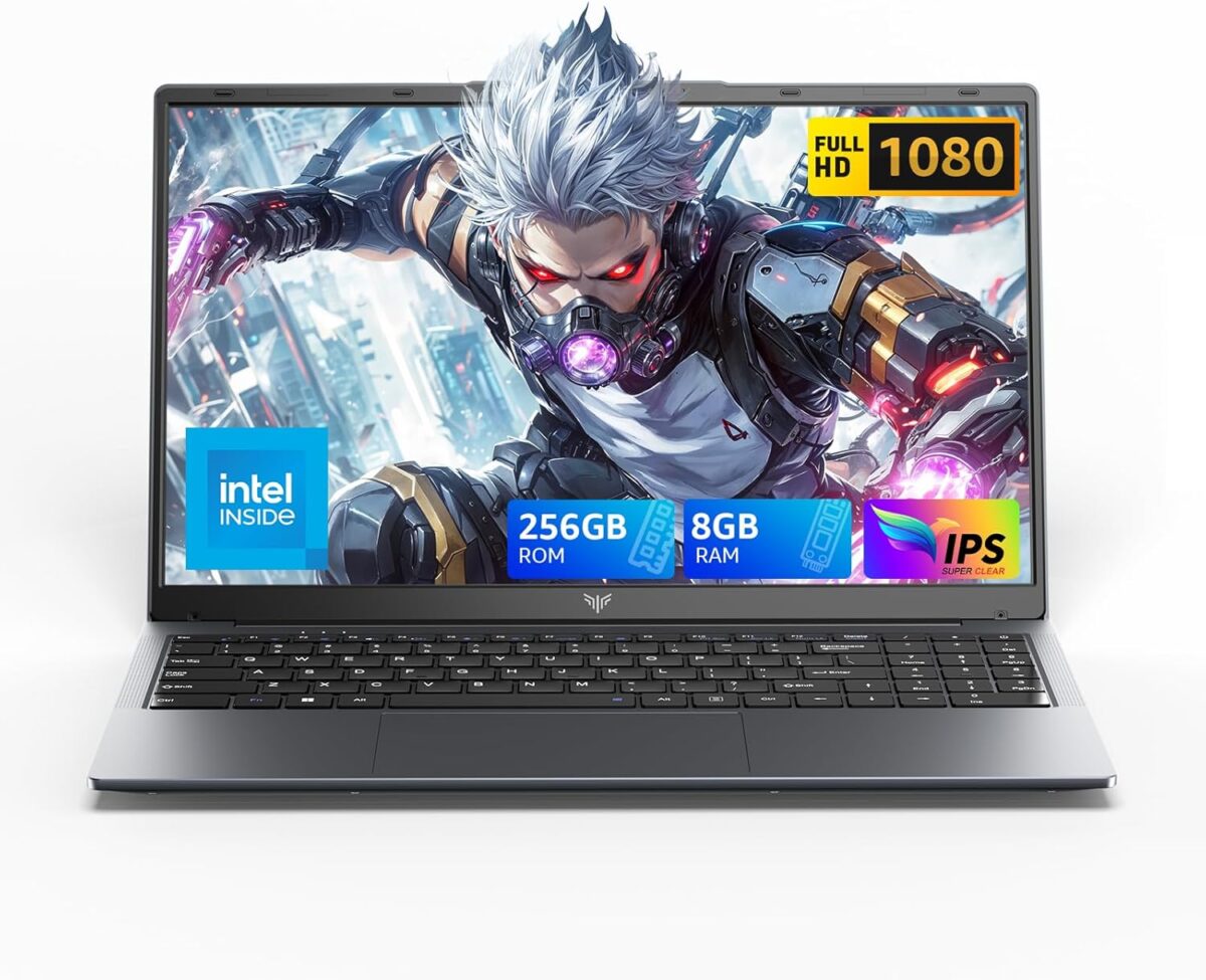 ACEMAGIC Laptop, 15.6-inch Windows 11 Pro Laptop with Intel N97 Processor, 8GB DDR4 RAM, 256GB SSD, 1080P FHD Display, WiFi 5, Bluetooth 5.0, USB 3.2, Type-C Port, 38Wh Long-Lasting Battery