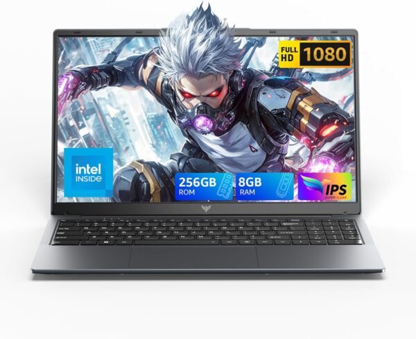 ACEMAGIC Laptop, 15.6-inch Windows 11 Pro Laptop with Intel N97 Processor, 8GB DDR4 RAM, 256GB SSD, 1080P FHD Display, WiFi 5, Bluetooth 5.0, USB 3.2, Type-C Port, 38Wh Long-Lasting Battery