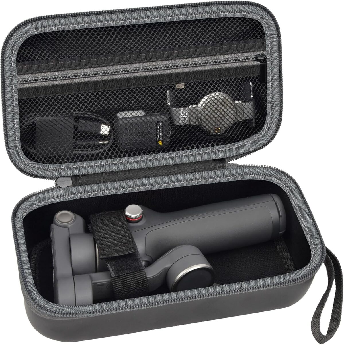 ALKOO Case Compatible with DJI Osmo Mobile 7/7P Smartphone Gimbal – Travel Storage Holder Bag for 3-Axis Stabilizer, Extension Rod, Phone Clamp & Tripod – Pouch Only