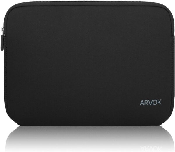 ARVOK 15 15.6 16 inch Laptop Sleeve Case, Water-Resistant Notebook Computer Pocket Tablet Briefcase Carrying Bag Pouch Skin Cover for HP/Dell/Lenovo/Asus/Acer, Black