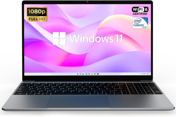 ApoloSign Laptop, 12GB RAM, 512GB SSD, 15.6″ Full HD Notebook, Expandable to 1TB, Intel N5095 Processor, Dual-Band WiFi, 178° Viewing Angle, Dual Speakers