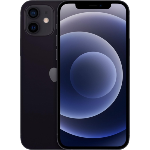 Apple iPhone 12, 64GB, Black – Fully Unlocked (Renewed)