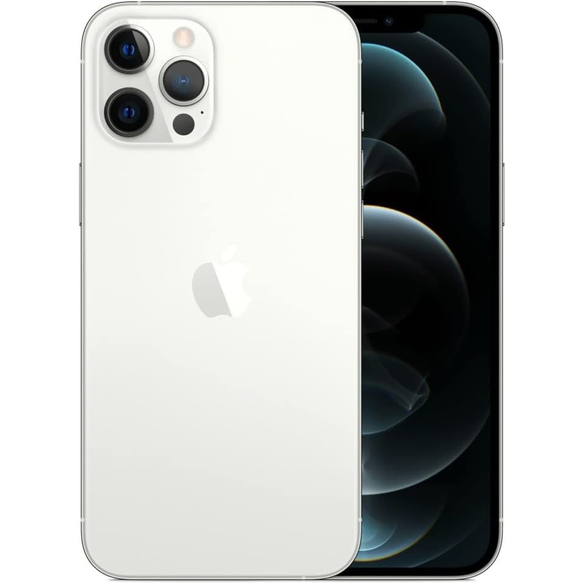 Apple iPhone 12 Pro Max 5G, US Version, 256GB, Silver – Unlocked (Renewed)