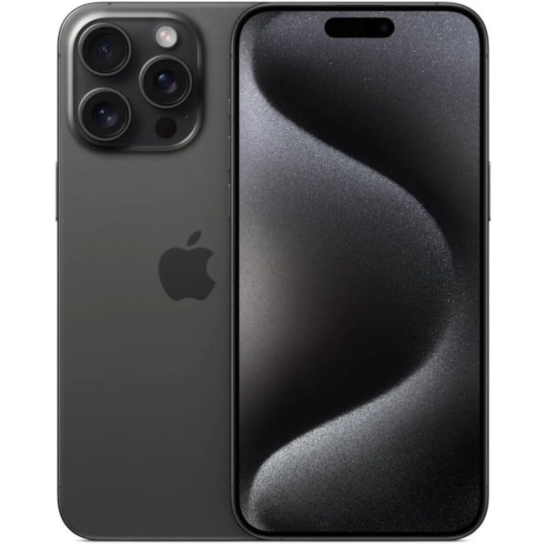 Apple iPhone 15 Pro Max, 1TB, Black Titanium – Unlocked (Renewed)