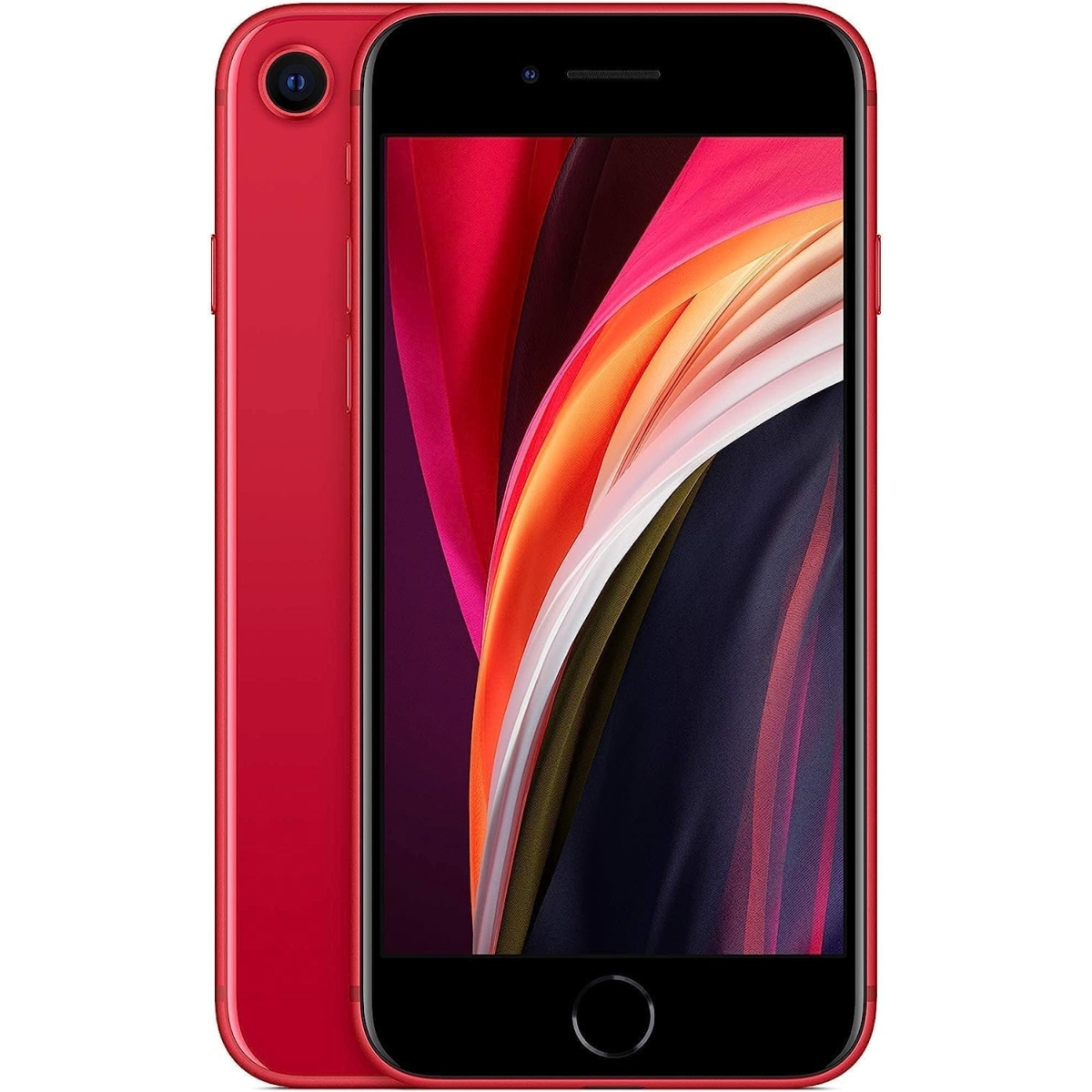 Apple iPhone SE (2nd Generation), 64GB, Red – Unlocked (Renewed)