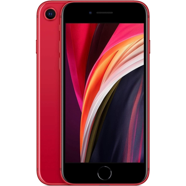 Apple iPhone SE (2nd Generation), 64GB, Red – Unlocked (Renewed)