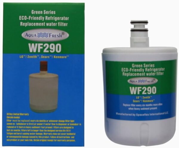 Aqua Fresh 5231JA2002A Refrigerator Water Filter Replacement for LG LT500P, ADQ72910911, GEN11042FR-08, HDX FML-1, LSC27925ST, LFX25974ST (1 Pack)