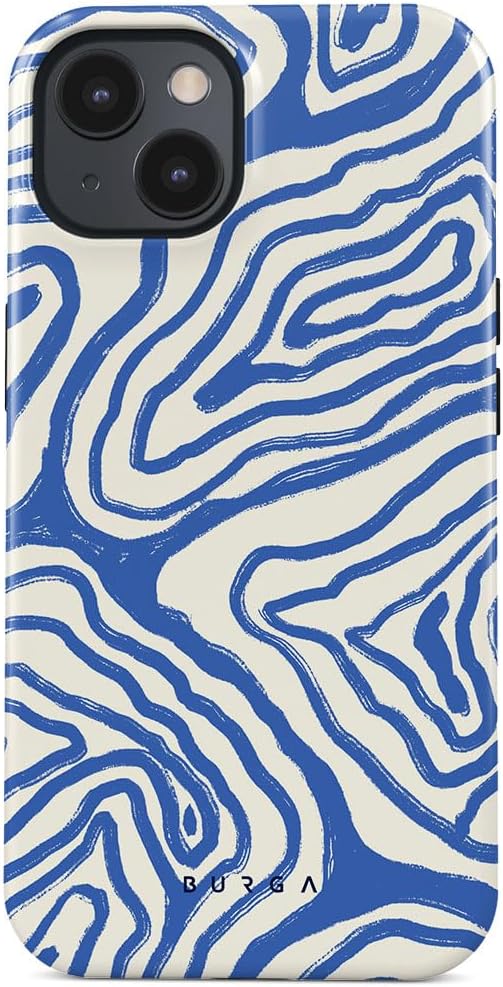 BURGA Phone Case for iPhone 14 – Cute, Trendy, Aesthetic, Pattern Phone Cover, Hard Shell Protection – fits Apple iPhone 14 Case for Women and Men, Blue Ocean Waves BURGA Phone Case for iPhone 14 – Cute, Trendy, Aesthetic, Pattern Phone Cover, Hard Shell Protection – fits Apple iPhone 14 Case for Women and Men, Blue Ocean Waves