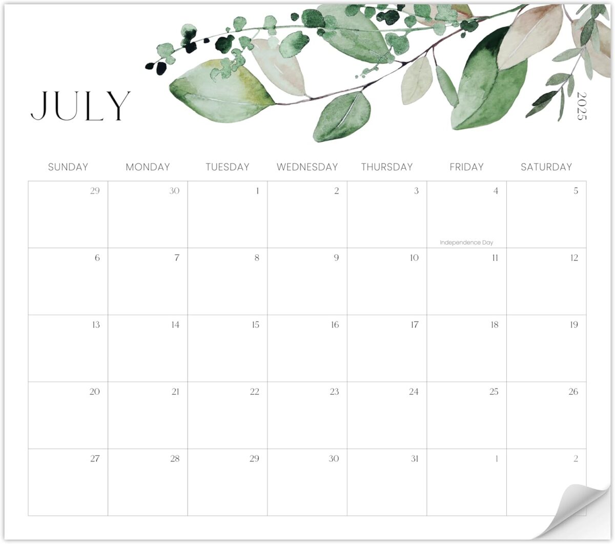 Beautiful 2025-2026 Magnetic Fridge Calendar – Runs From July 2025 Until December 2026 – The Perfect Monthly Refrigerator Calendar for Easy Organizing