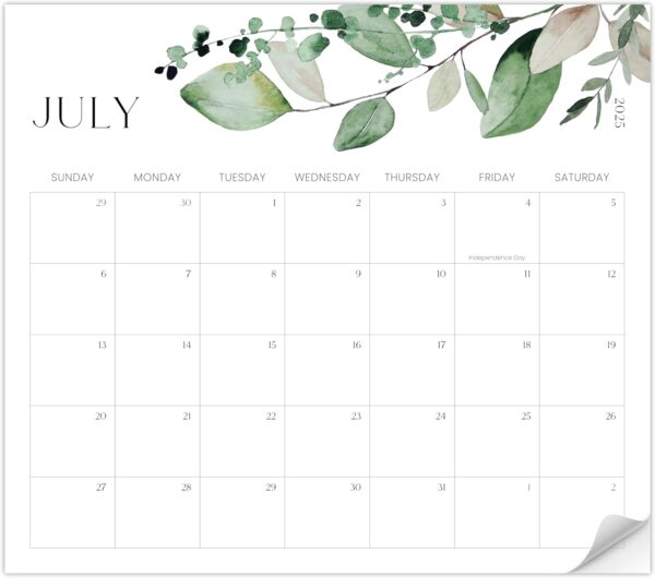 Beautiful 2025-2026 Magnetic Fridge Calendar – Runs From July 2025 Until December 2026 – The Perfect Monthly Refrigerator Calendar for Easy Organizing