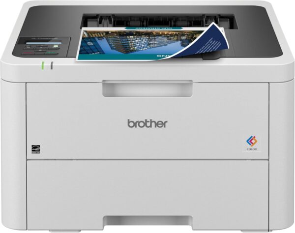 Brother Color Laser Printer with Wireless Printing, Duplex Feature, Mobile Device Compatible, 2 Month Refresh Subscription and Works with Alexa
