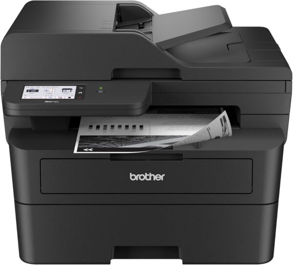 Brother Professional Laser Printer with Scanner, Wireless Duplex Printing and Scanning, Cloud-Ready 3.5 in Touchscreen for Small Business (MFC-L2900DW), Works with Alexa