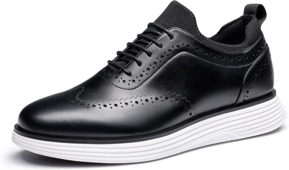 Bruno Marc Men’s MaxFlex Dress Sneakers Oxfords Casual Wingtip Brogue Shoes