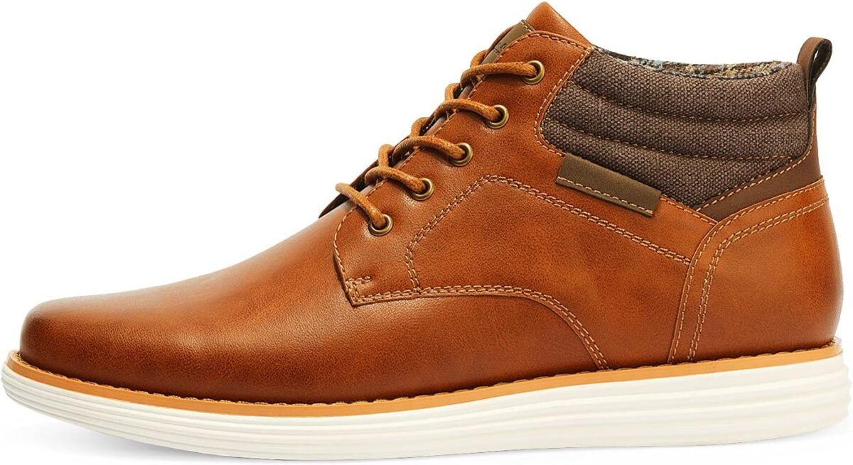 Bruno Marc Mens Mid Top Chukka Sneaker Lace Up Dress Boot Bruno Marc Men's Mid Top Chukka Sneaker Lace Up Dress Boot